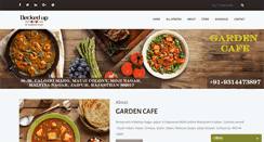 Desktop Screenshot of gardencafe.in